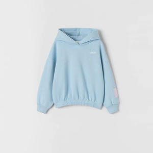 เสื้อฮู้ดแบบสวมหัวขนแกะสีทึบสำหรับเด็กผู้หญิงเสื้อมีขนาดและสีออกแบบโลโก้ได้ตามต้องการ2026 - Product Image 6