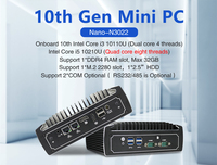 Mini PC Industrial Barebones Sin Ventilador, Core I3, DDR4, Doble Núcleo, SSD, Red, Nuevo
