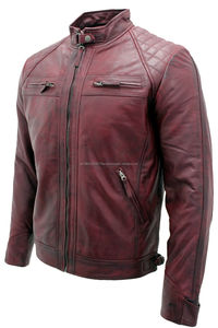 2025 Best-seller Veste d'hiver mince pour hommes Design personnalisé avec haut en cuir unique Caractéristiques Vêtements pour hommes Veste en cuir - Product Image 2
