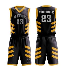 New Style OEM Design Printed Customized <b>Basketball</b> Uniforms Wholesale High Quality Quick Dry 100% Polyester - Product Image 4