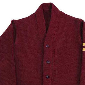 B2B haute qualité col en V acrylique tricots hiver pull décontracté Cardigan broderie bouton avant Applique pour les sororités du collège - Product Image 5
