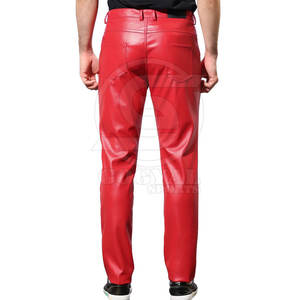 Pantalons en cuir pour hommes, best-sellers, résistants, légers, en stock - Product Image 2