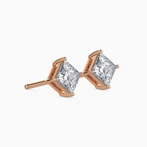 2023 Best Selling Custom Fine Jewelry 0.20 CTW Lab Grown Diamonds 14K Gold Plated Luxury Stud Earrings Women Cluster Accents for - Product Image 3