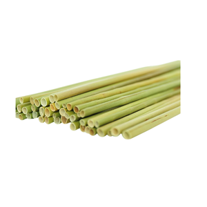 Venta al por mayor de pajitas naturales desechables hechas de hierba de bambú y harina de arroz, pajitas biodegradables ecológicas para beber - Product Image 2