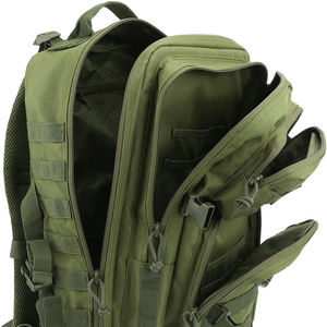 Sac à dos tactique à logo personnalisé pour la randonnée, les voyages et les aventures en plein air avec rangement spacieux et tissu imperméable durable - Product Image 4