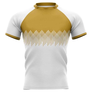 Ensemble d'entraînement de qualité supérieure en polyester pur, tissu résistant, service OEM personnalisé, logo, vêtements de sport pour hommes, maillot de rugby - Product Image 1