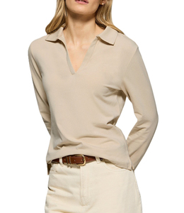 Camiseta Polo de Moda para Mujer, Secado Rápido, Manga Larga, Ropa Deportiva, Ropa Casual para Exteriores, Camiseta Polo para Mujer al por Mayor - Product Image 1