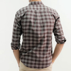 Chemise en flanelle brossée personnalisée 220 GSM pour homme, shacket uni 100% fibre de bambou, respirant, écologique, anti-boulochage, anti-UV, automne - Product Image 2