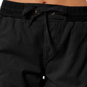 Short pour femme 100% coton de couleur unie à quatre poches de haute qualité qui accepte l'impression de logo pour le jogging en plein air Logo personnalisé - Product Image 2