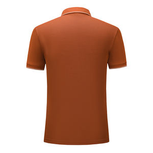 เสื้อโปโลแขนสั้นของผู้ชายแบบปรับแต่งได้มาใหม่2024พิมพ์ลายสีทึบทำจากผ้าฝ้ายปิเก้ในปากีสถาน - Product Image 2