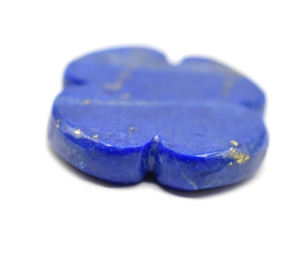 Lapislázuli Natural 12mm Tallas de flores Amatista única Cristal marrón Fabricación de joyas Collar Piedra preciosa Maku - Product Image 4