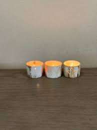 Bougeoir votif en corne de boeuf naturel fait à la main, centre de table design animal fantaisie, support de bougie en agate - Product Image 4