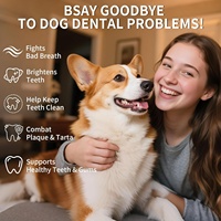Pâte dentaire BLUE WHALE pour chiens et chats, supplément d'enzymes et de probiotiques, soin buccal, haleine fraîche, soutien contre la plaque et le tartre, toutes races, OEM 1G/Pc