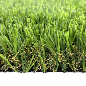 Échantillon gratuit de gazon synthétique de jardin à haute densité de 35mm de qualité supérieure pour jardin en PE PP - Product Image 2