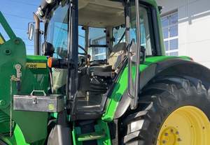 Tracteur John Deere 2025 d'occasion, 120 CV, 4 roues motrices, tracteur agricole 4x4, moteur diesel |   Tracteur John Deere 6215R MFWD d'occasion de 2017 - Product Image 6