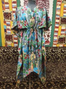 ชุดเดรสผ้าคอตตอนอินเดียพิมพ์ลายดอกไม้ฟรีไซส์สำหรับใส่ไปทะเลชุดนอนนุ่มใส่สบายสำหรับฤดูร้อนฤดูหนาว - Product Image 2