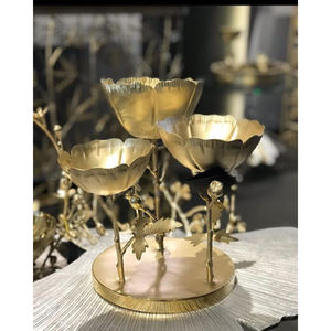 Elegante Frutero de vidrio y hierro Centro de mesa decorativo Utensilios de cocina de primera calidad Ideal para servir alimentos y decoración de la Mesa del hogar - Product Image 5