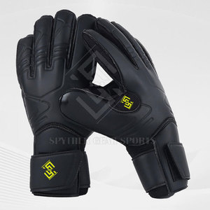 Gants de gardien de but classiques de haute qualité avec support de poignet, fermeture à scratch antidérapante, paume en latex respirant et protection des doigts - Product Image 2