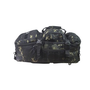 Sac de transport Operators - 60 litres - Noir BTP avec plateformes MOLLE, sangles renforcées, poignée de transport, sac à bandoulière, camouflage personnalisé - Product Image 1