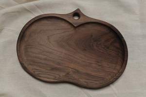 Plateau en bois d'acacia, long plateau de service, forme de canoë, plat à nourriture, plateau rustique pour fruits, en-cas, pain, organisateur de table décoratif - Product Image 5