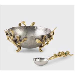 Bol décoratif artisanal personnalisé en laiton et aluminium, finition premium, bols de service pour hôtel, décoration de la maison et de la table - Product Image 5