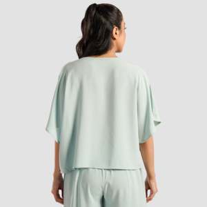 Top Deportivo Mint Yoga, Tejido Transpirable y Ligero con Spandex, Diseño Moderno con Estilo Simple y Estampado - Product Image 2