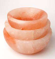 Nouveauté Himalayan 6x4 pouces Rock Salt Bowl Artisanat naturel du Pakistan pour les cadeaux - Product Image 5