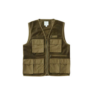 Chaleco de Caza Personalizado para Hombre, Chaleco Deportivo de Alta Calidad para Exteriores, Diseño de Malla de Algodón para Invierno y Verano - Product Image 1