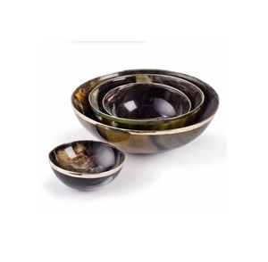 Bol à salade en corne de buffle de qualité supérieure avec surface lisse et corne de bœuf naturelle, design attrayant - Product Image 4