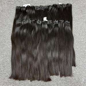 Extensions de cheveux humains naturels vietnamiens bruts et lisses, couleur naturelle, style luxueux, haute qualité, vente en gros - Product Image 3