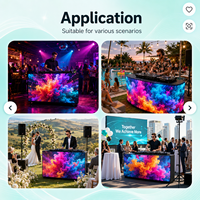Pantalla LED P2.5 a Todo Color para Cabina de DJ, Personalizable, para Festivales de Música y Tiendas Minoristas