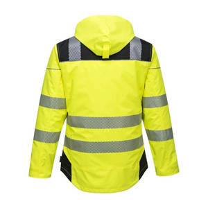 Chaqueta de Trabajo Unisex de Alta Visibilidad con Cinta Reflectante Fluorescente, Poliéster Resistente al Agua, Certificación CE, Servicio OEM ODM - Product Image 3
