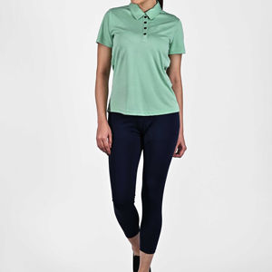 <b>Women's</b> for <b>Shirts</b> Knitted 100% Cotton Soft Touch Classic Collar Design Regular Casual Styling UPF 50+ Eco-Friendly - Product Image 3