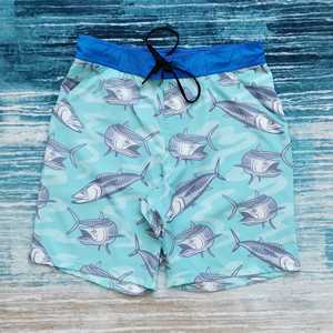 Shorts de pêche pour hommes à étiquette privée personnalisée, boardshorts, shorts de plage, logo personnalisé, respirant, séchage rapide, maillots de bain pour hommes - Product Image 5