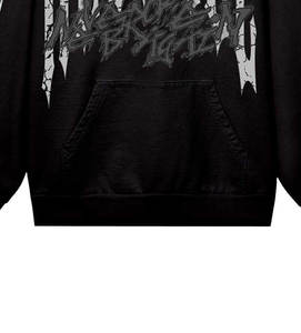 Hombres Custom Rhinestone Sublimación Sudaderas DTG DTF Impreso Sudadera Streetwear Oversized Pullover Factory Supply - Product Image 5