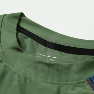 Haute qualité respirant hommes grande taille à manches longues Rash Guard Spandex/Polyester séchage rapide respectueux de l'environnement Street Wear en gros - Product Image 4