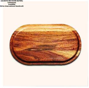 Bol de service en bois imprimé émail Plateau de service en bois imprimé floral Plateau en bois imprimé émaux Fabriqué en Inde - Product Image 5