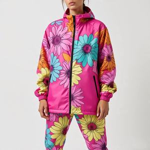 Ensemble survêtement coupe-vent pour homme à capuche personnalisé - Réversible Respirant 100% nylon - Product Image 5