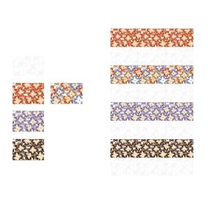 Carreaux de mur en céramique brillants extérieurs 30x45cm de conception différente de fleur de couleur - Product Image 1