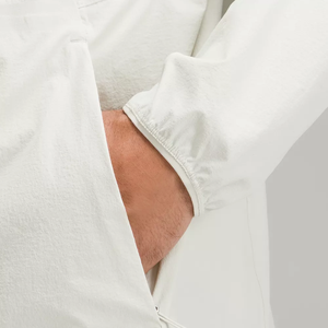 เสื้อกันลมมีฮู้ดผ้าแคนวาสกันน้ำมีซิปสำหรับเล่นกอล์ฟกลางแจ้งฤดูหนาวเป็นมิตรต่อสิ่งแวดล้อมออกแบบได้ตามต้องการ - Product Image 4