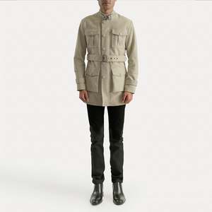 Chaqueta Reversible de Cuero Vacuno y Ante para Otoño - Estilo Aviador y Ropa de Trabajo, Impermeable con Cremallera, Vintage - Product Image 3