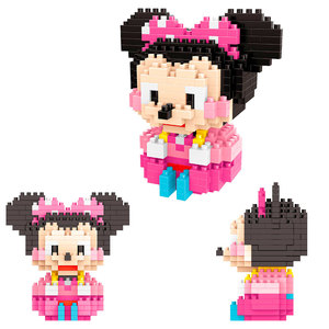 Minnie Mouse Micro Block <b>Building</b> Blocks Toy ABS Plastic Construction Set for Girls 5-7 Years Architecture-Themed <b>Model</b> - Product Image 1