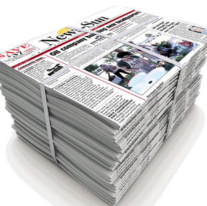 Old Newspaper(ONP) and Over Issued Newspaper(OINP) Scraps - Product Image 1