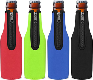 Porte-canettes en néoprène personnalisé avec logo, support de boisson promotionnel, cadeau de fête pour le camping, la plage et les barbecues - Product Image 3