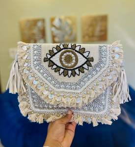 Banjara กระเป๋าลูกปัด Boho สำหรับผู้หญิง & เด็กผู้หญิงกระเป๋าถือสไตล์บันจาราสำหรับผู้หญิง - Product Image 3