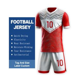 2025 conjuntos de uniformes de fútbol personalizados de alta calidad, camisetas de fútbol al por mayor de fábrica - Product Image 2