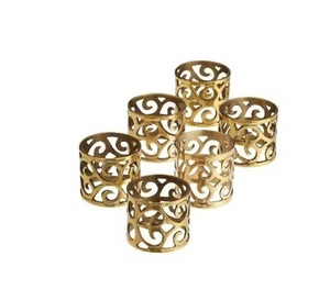 Affordable Top Selling Table Accessories Metal Napkin <b>Ring</b> Gold Finished Best Wedding Table Serviette <b>Ring</b> - Product Image 3