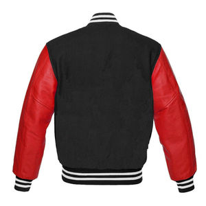 Vestes universitaires personnalisées de haute qualité pour hommes col montant Style High Street pour Letterman CollegeBaseballjacket pour hommes - Product Image 2