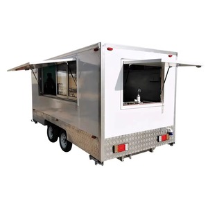 Camión de Comida Equipado, Remolque de Pizza Completo, Carritos Rápidos en Venta en Alemania, Cafetería Móvil con Marco de Aluminio, 2 Años de Garantía, 3 Ruedas - Product Image 4
