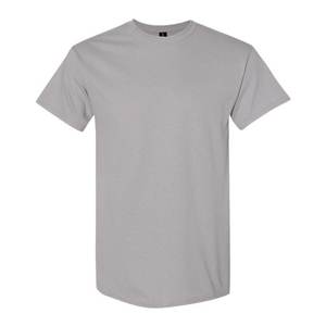 T-shirt unisexe à manches courtes et col en V, 100% coton, coupe classique, avec motif tricoté, style hip-hop, séchage rapide, respirant, 210g - Product Image 3